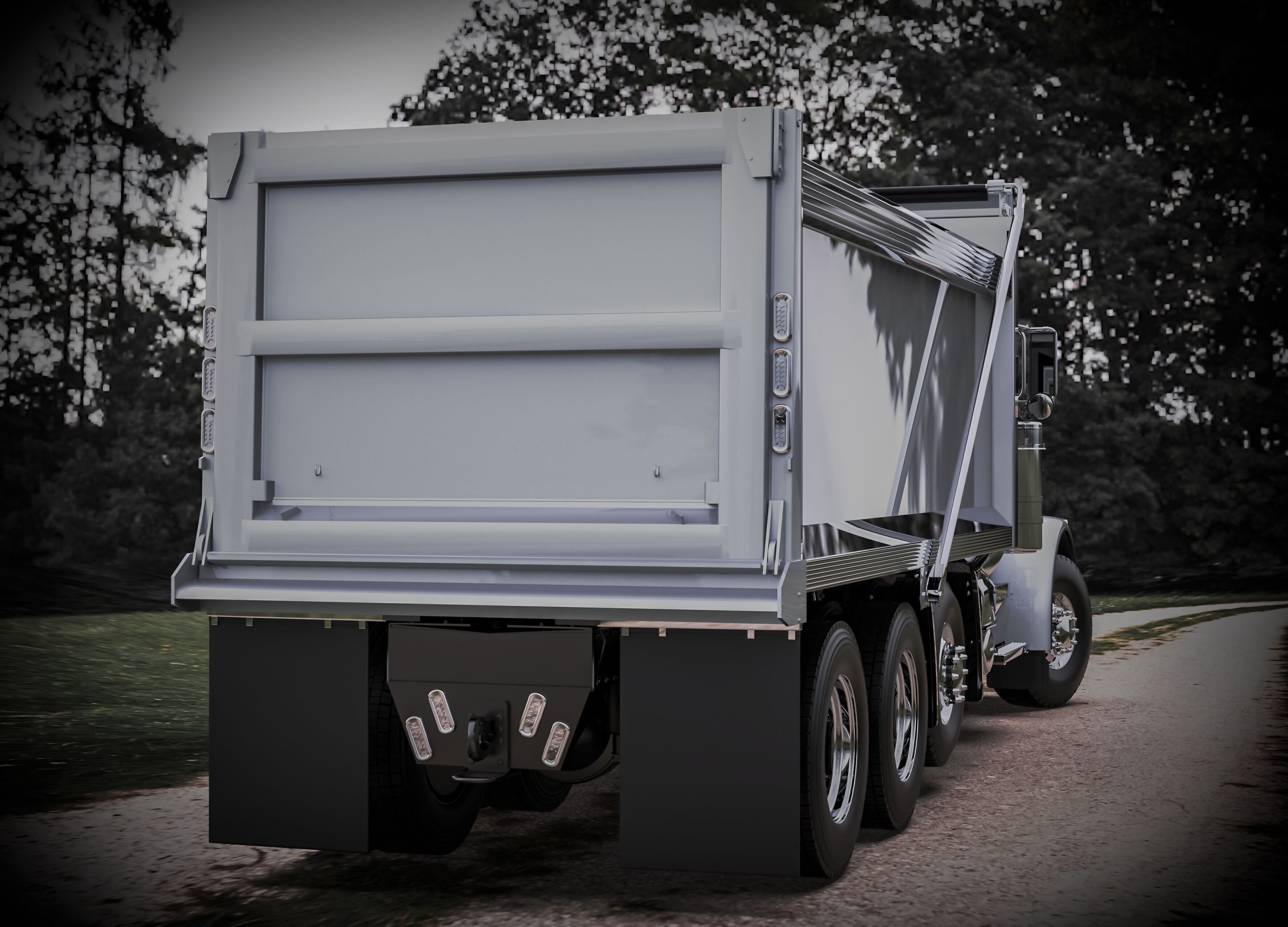 Peterbilt 389 Dump Truck 3D model_4