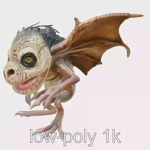 Boggart Shapeshifting Fear Creature Model Low-poly 3D model