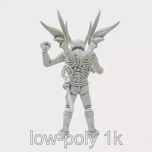 Ethereal Winged Elemental Spirit Sculpture