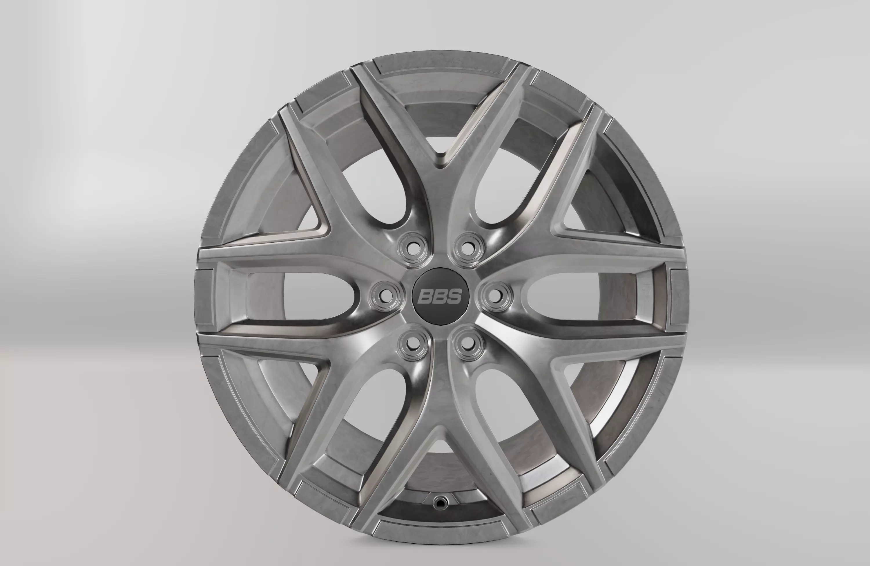 BBS TL-A Wheel Low-poly 3D model_0