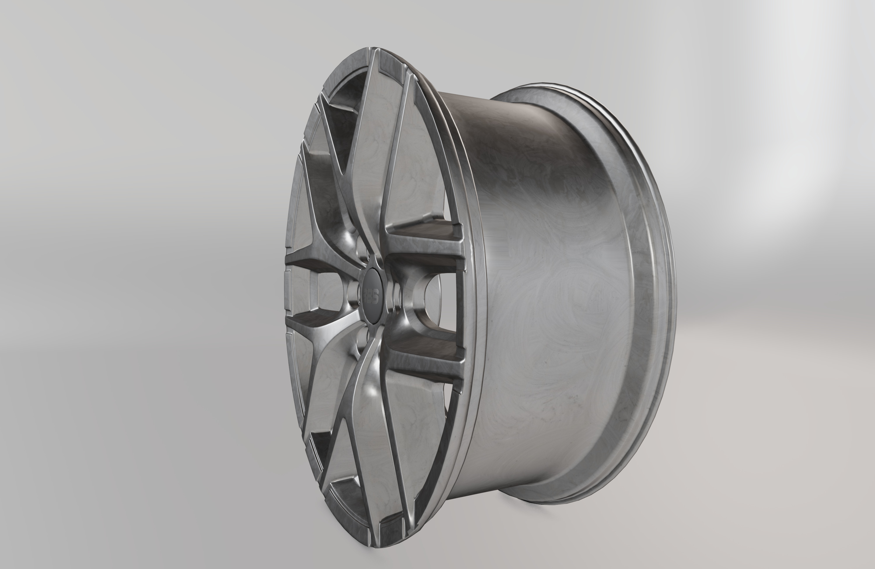 BBS TL-A Wheel Low-poly 3D model_6