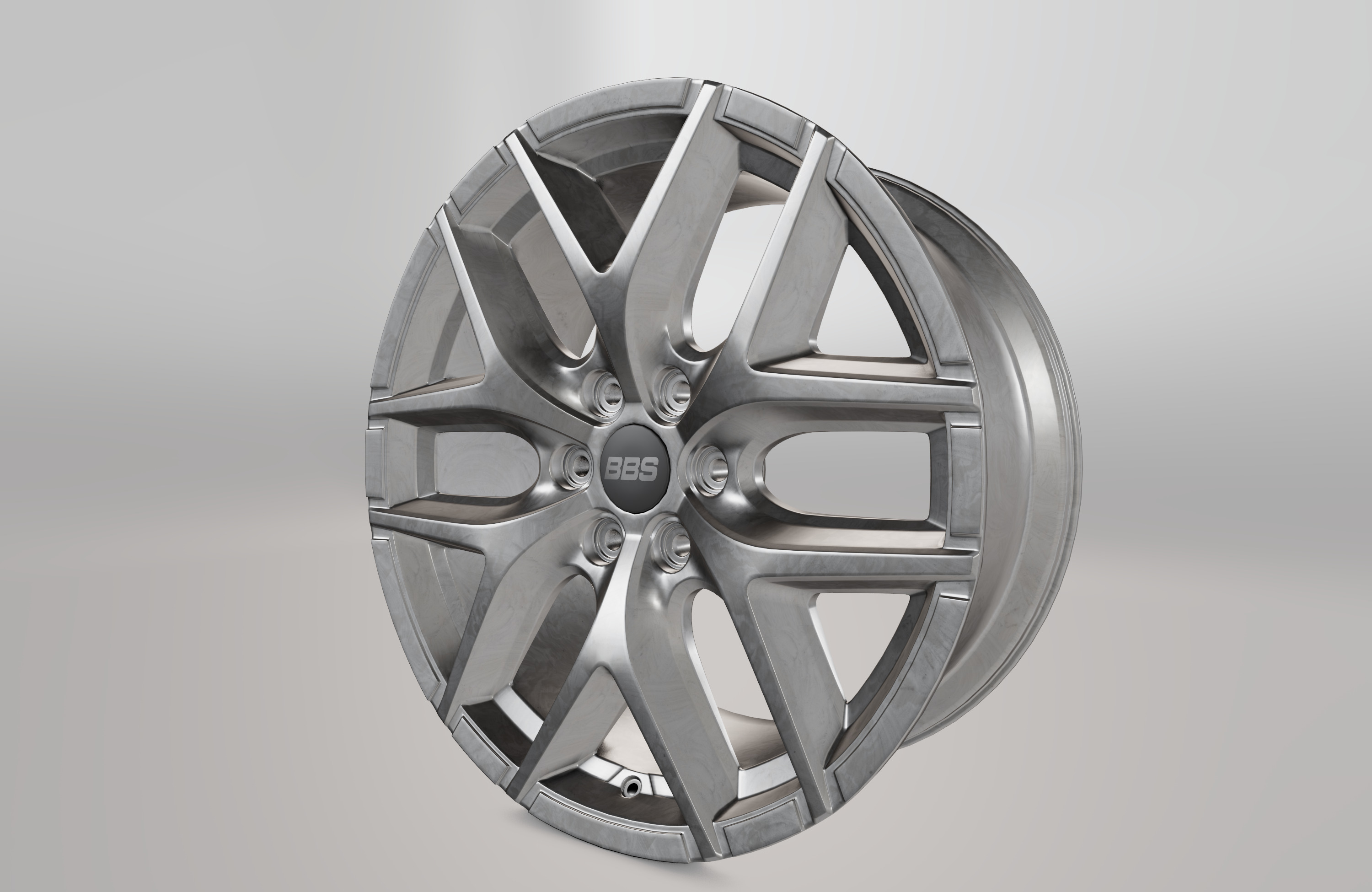 BBS TL-A Wheel Low-poly 3D model_1
