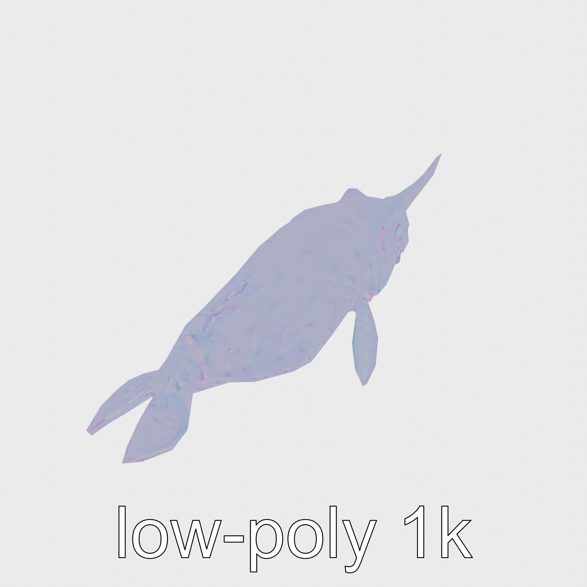 Sea Hare with Ear-Like Rhinophores 3D Model Low-poly 3D model_29