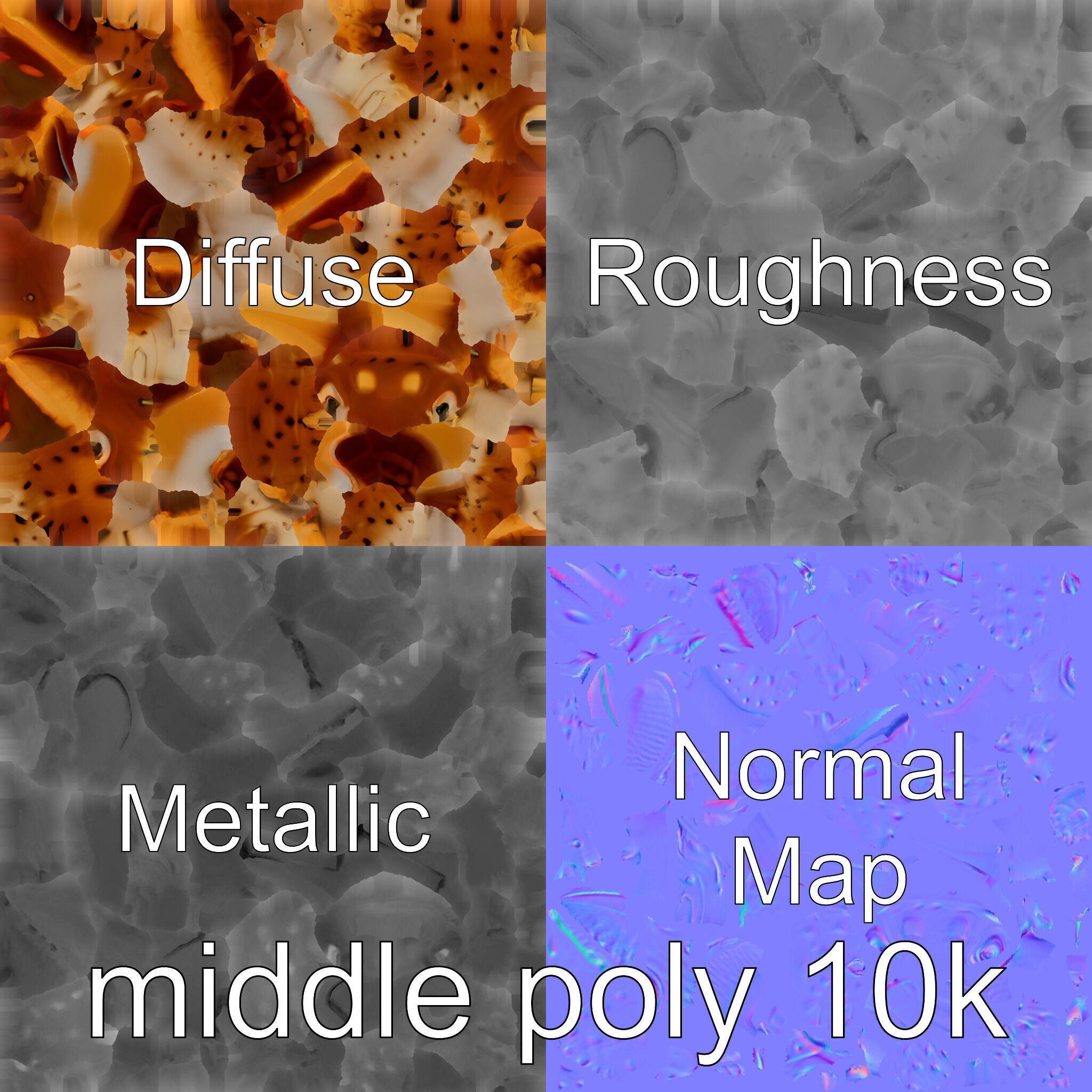 Sea Hare with Ear-Like Rhinophores 3D Model Low-poly 3D model_27