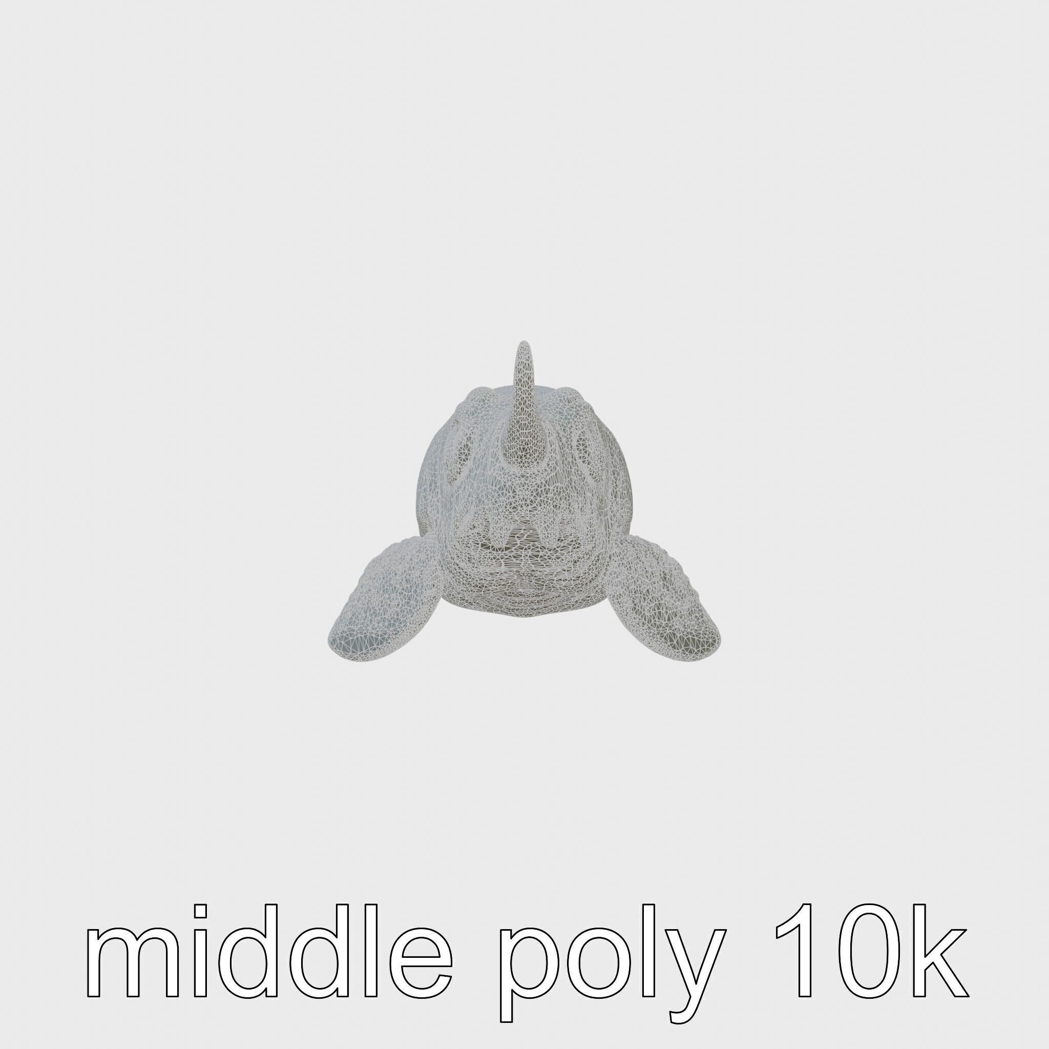 Sea Hare with Ear-Like Rhinophores 3D Model Low-poly 3D model_28