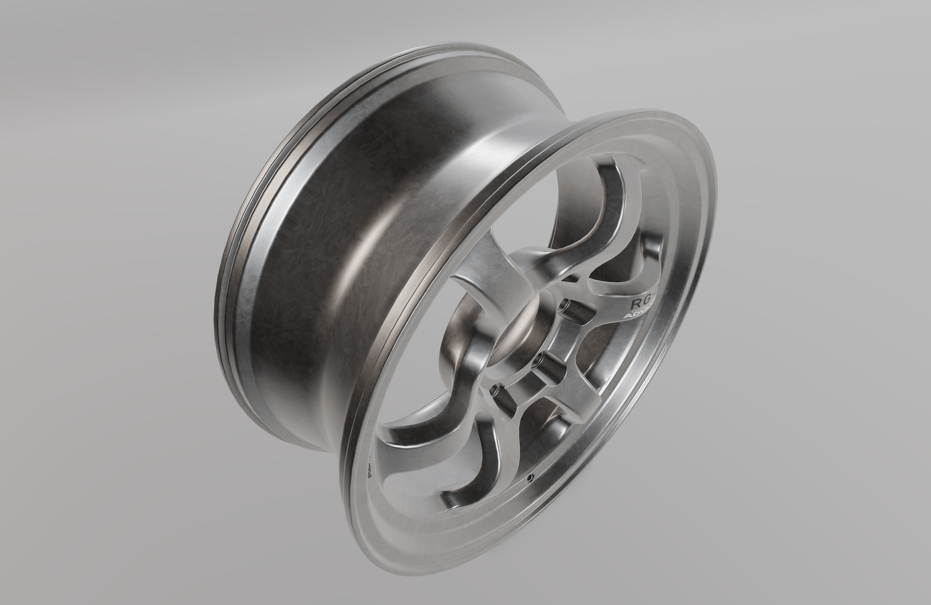 Advan RG-D2 Wheel Low-poly 3D model_4