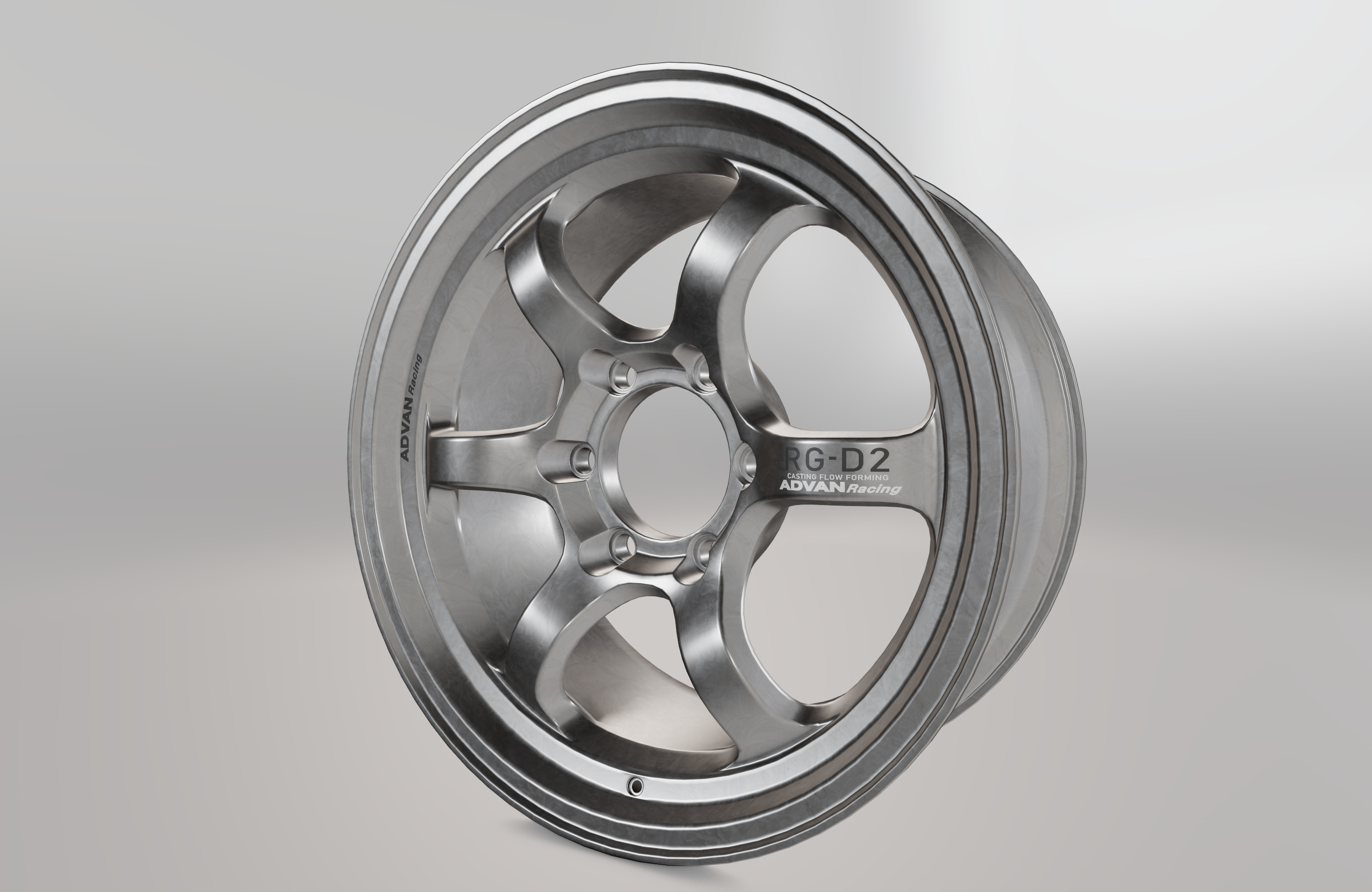 Advan RG-D2 Wheel Low-poly 3D model_1