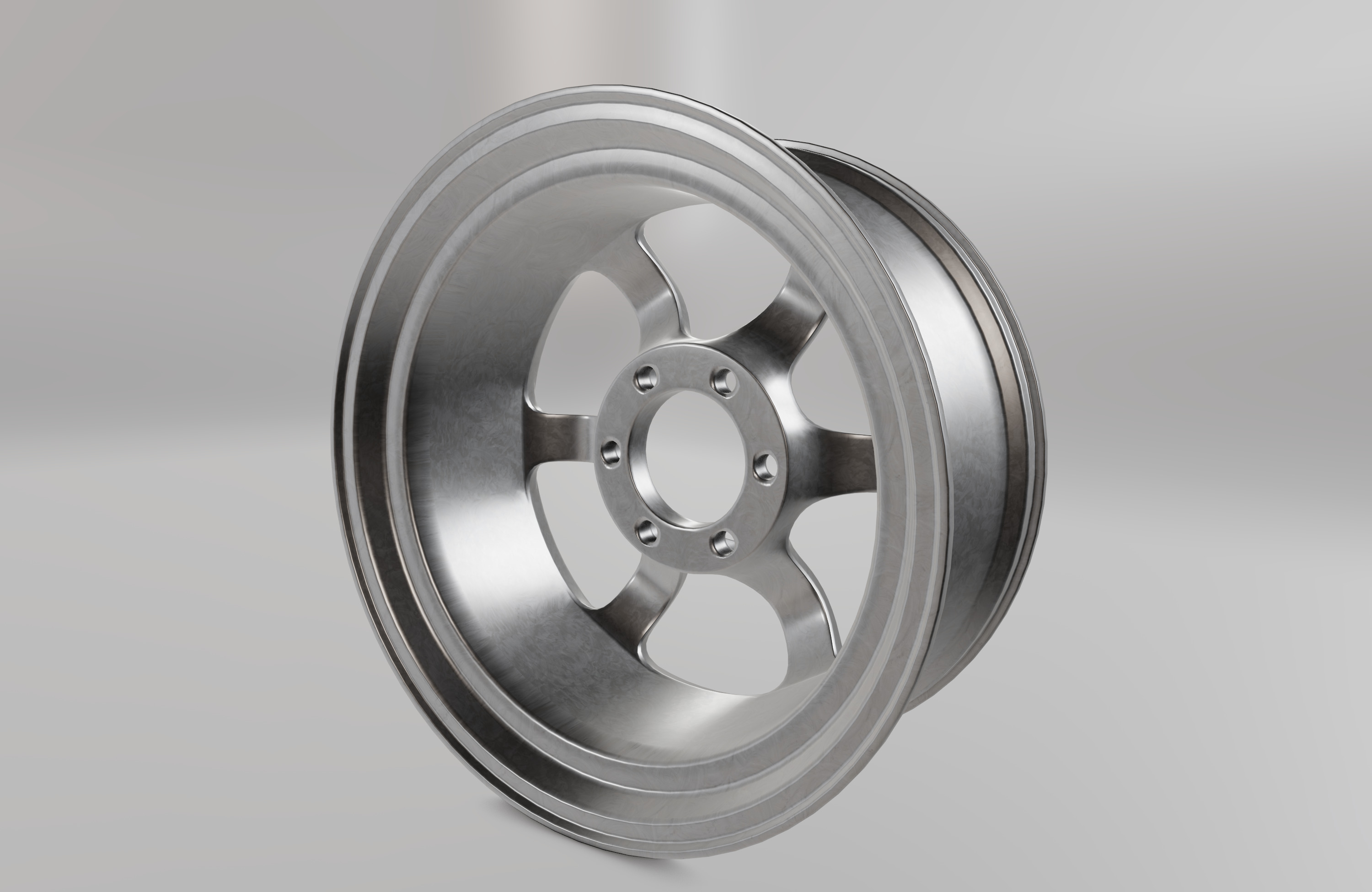 Advan RG-D2 Wheel Low-poly 3D model_5