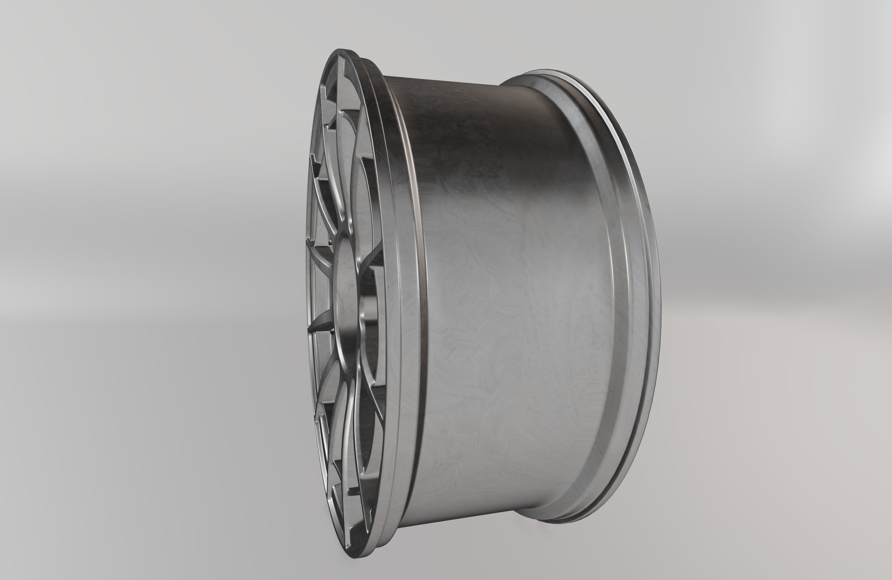 Enkei Spider NT03 Wheel Low-poly 3D model_2