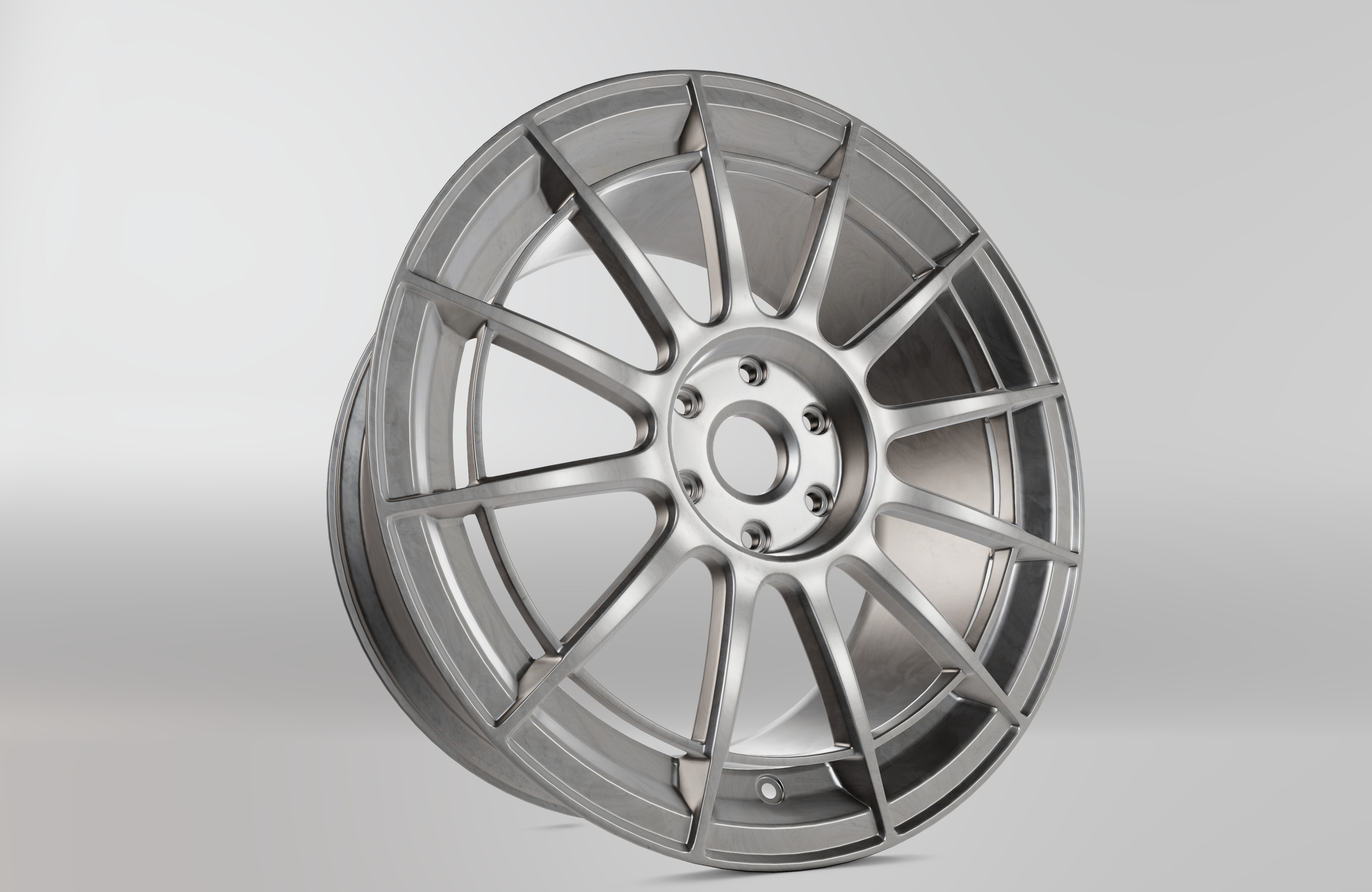 Enkei Spider NT03 Wheel Low-poly 3D model_4