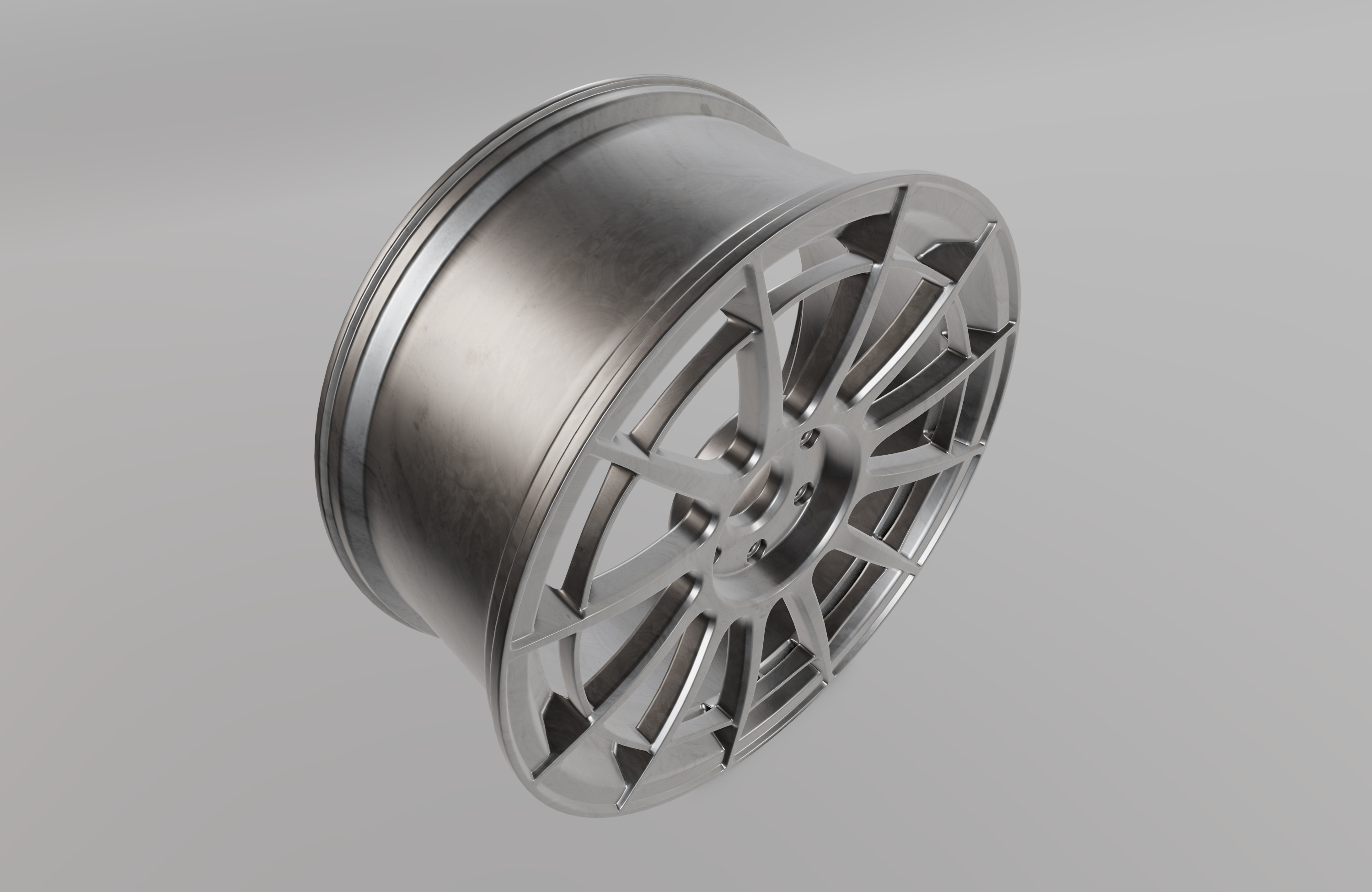 Enkei Spider NT03 Wheel Low-poly 3D model_5