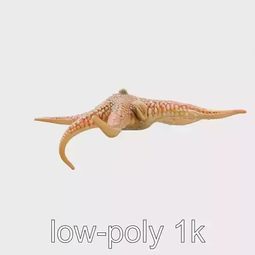 Brittle Star Detailed 3D Model