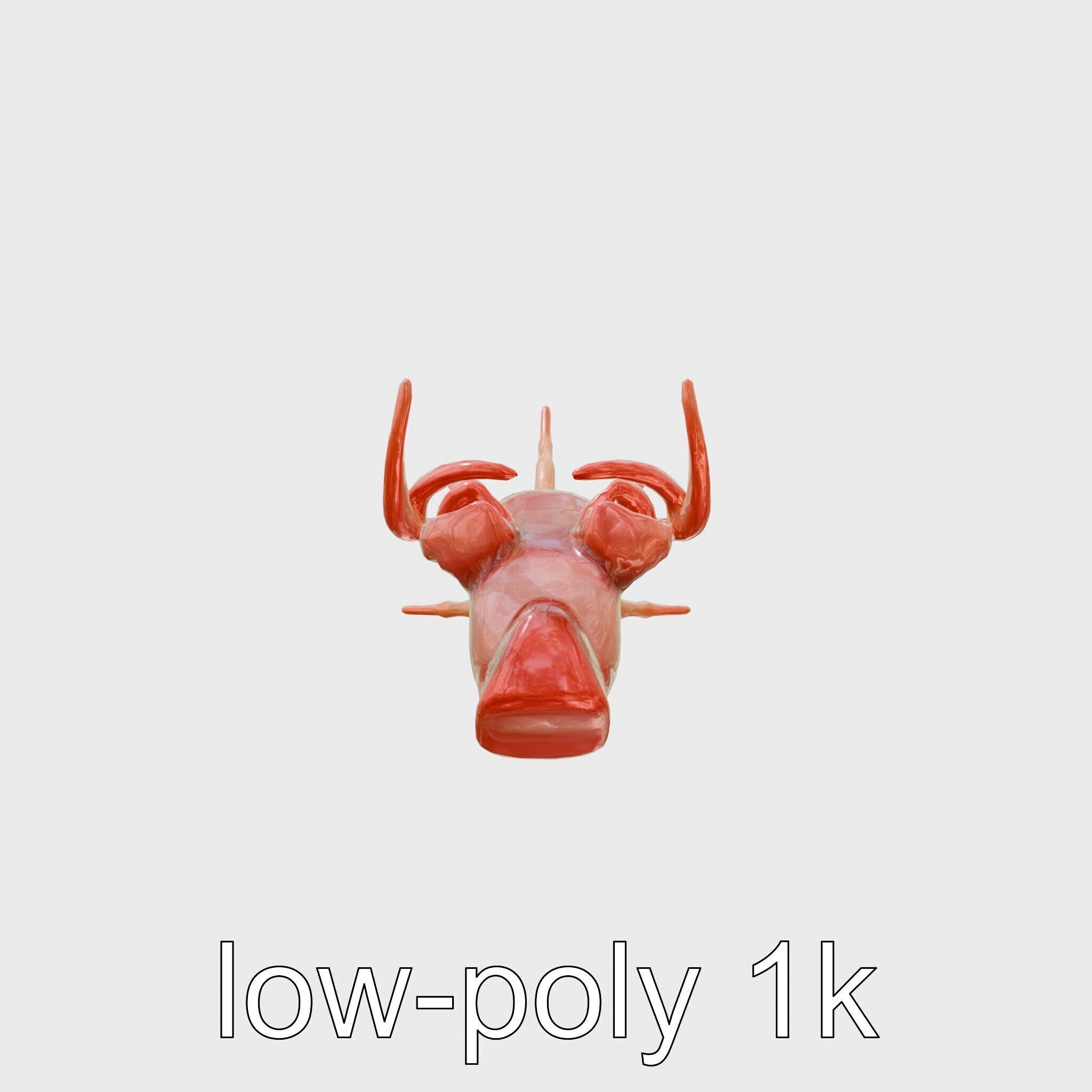 Spanish Dancer Nudibranch Flowing Appearance 3D Model Low-poly 3D model_17