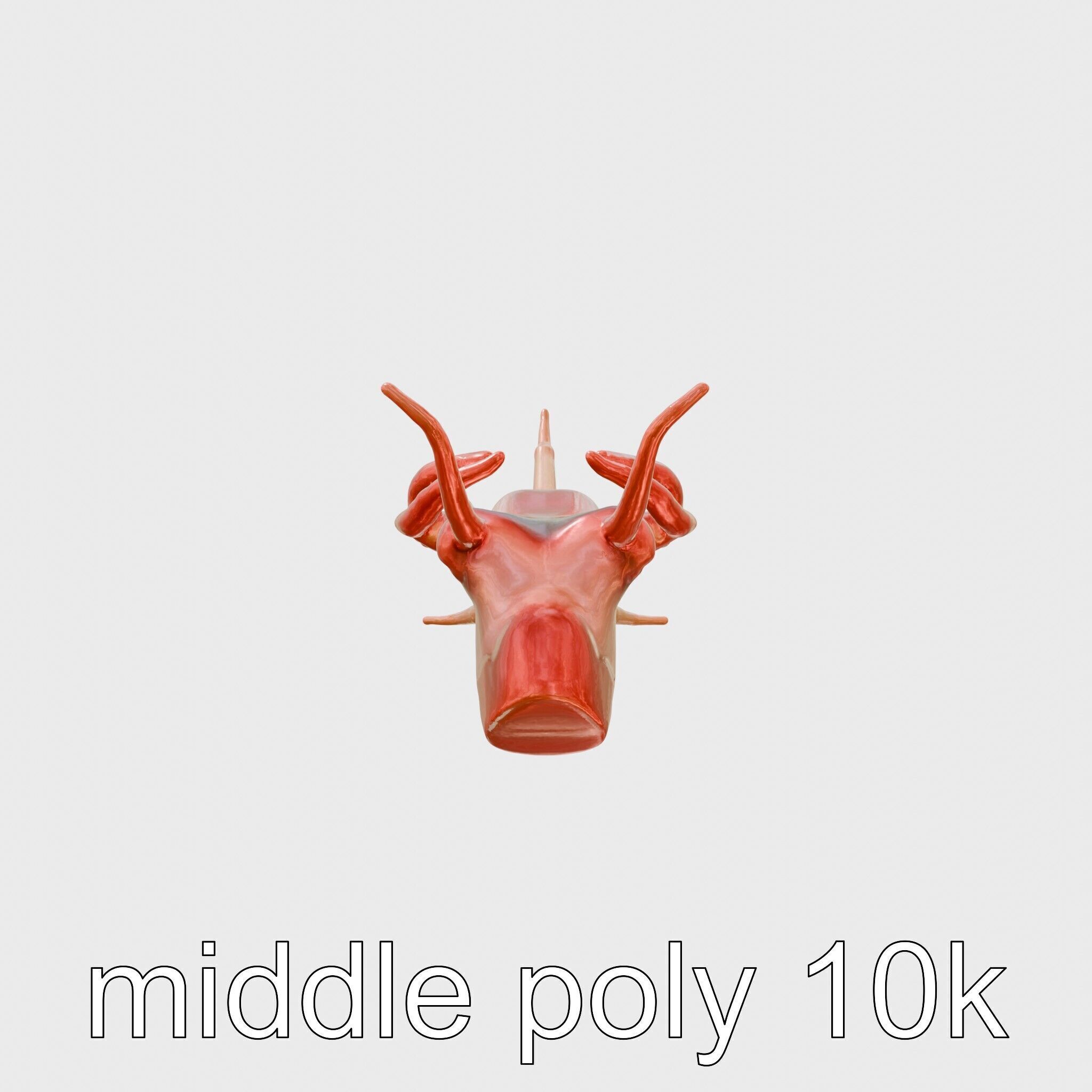 Spanish Dancer Nudibranch Flowing Appearance 3D Model Low-poly 3D model_2