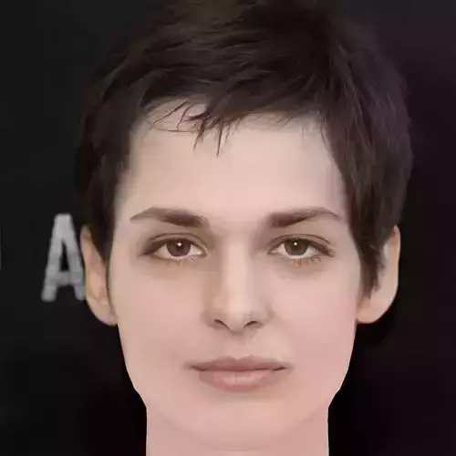 Sara Serraiocco Head - No Hair - Low poly head for game