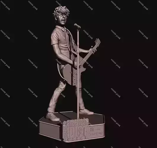 Billie Joe Armstrong 3D Printable Figure 3D print model