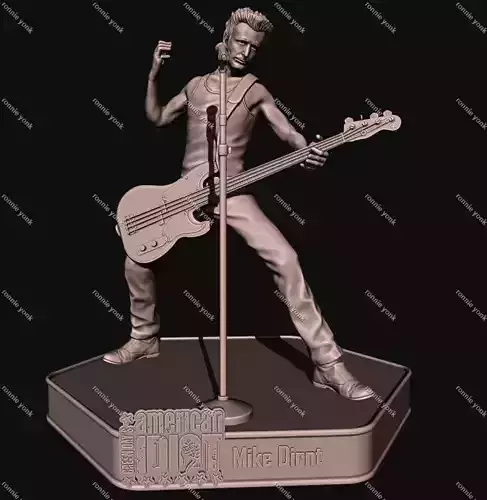 Mike Dirnt 3D Printable Figure
