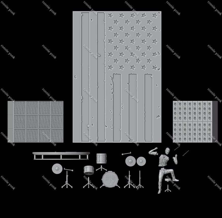 Tre Cool 3D Printable Figure 3D print model_13