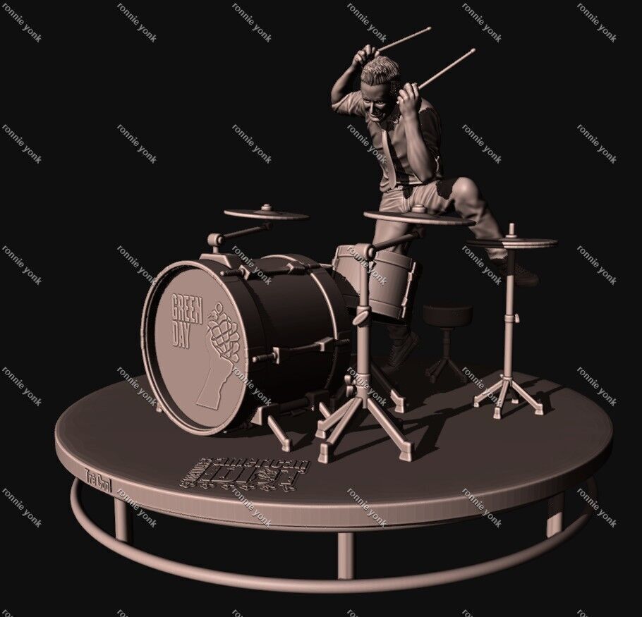 Tre Cool 3D Printable Figure 3D print model_18