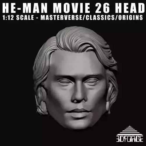 HE-MAN MOVIE 2026 HEAD Classics-Masterverse-Origins Scale