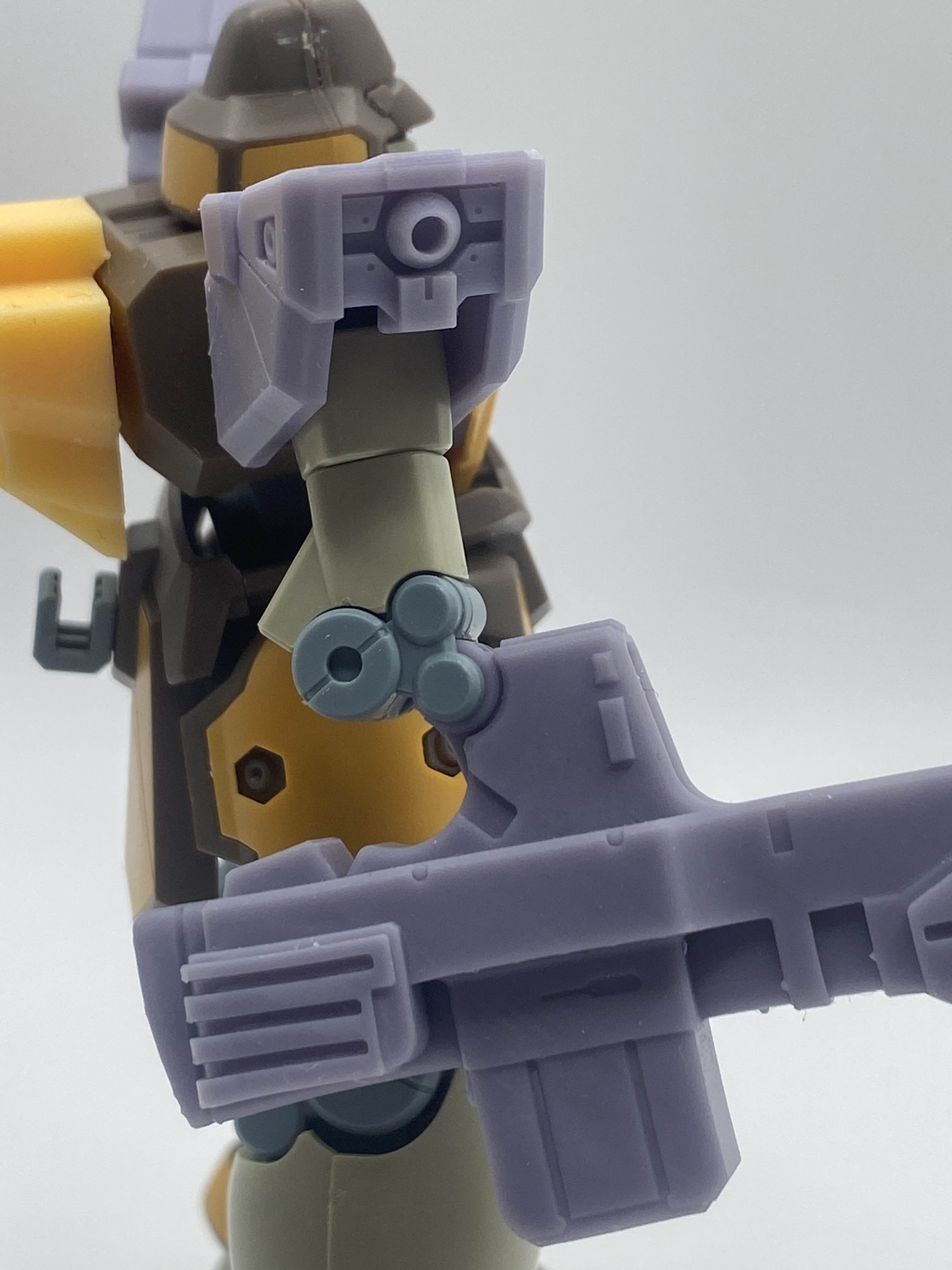 Arm Rifle WMS-03 Maganac weapon upgrade 144th scale  3D print model_1