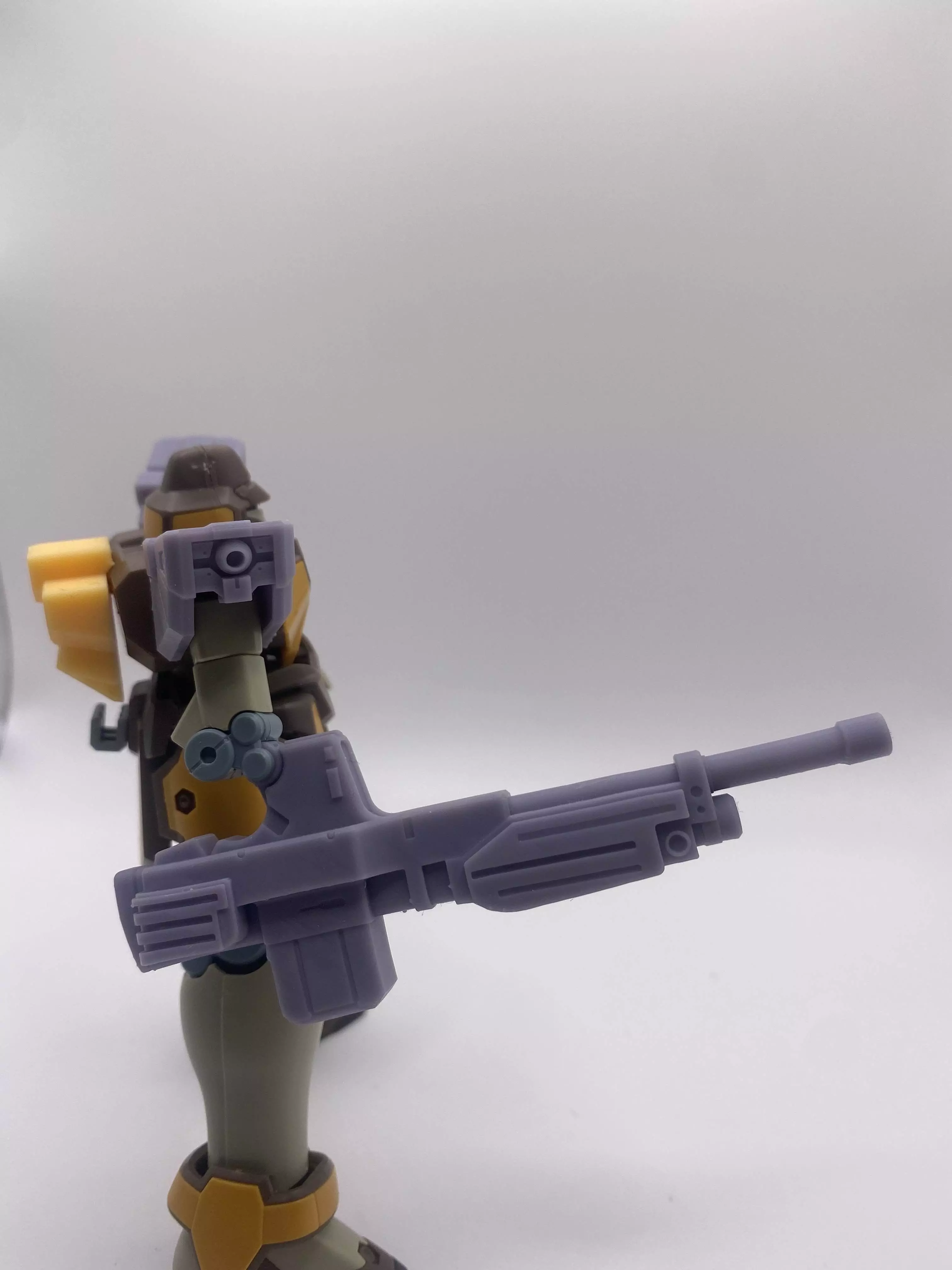 Arm Rifle WMS-03 Maganac weapon upgrade 144th scale  3D print model_0