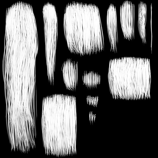 fauxhawk hair Free 3D model_3