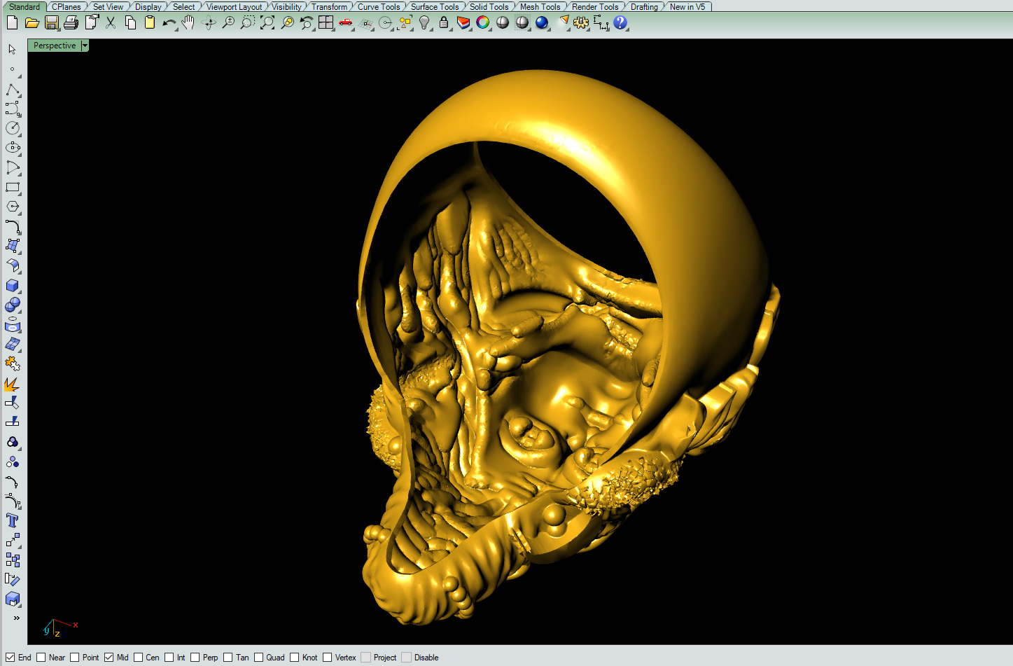 Shiva Ring 3D-print File 3D print model_8