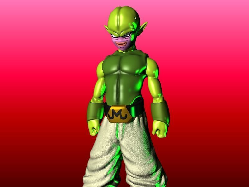 MAJIN KUU DRAGON BALL DAIMA GOKU VEGETA ANIME 3D print model_4