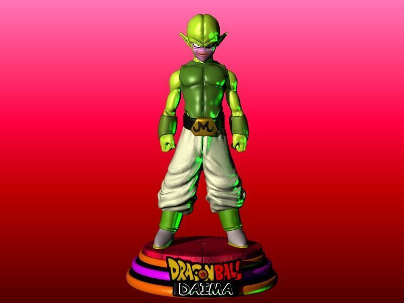 MAJIN KUU DRAGON BALL DAIMA GOKU VEGETA ANIME 3D print model_2