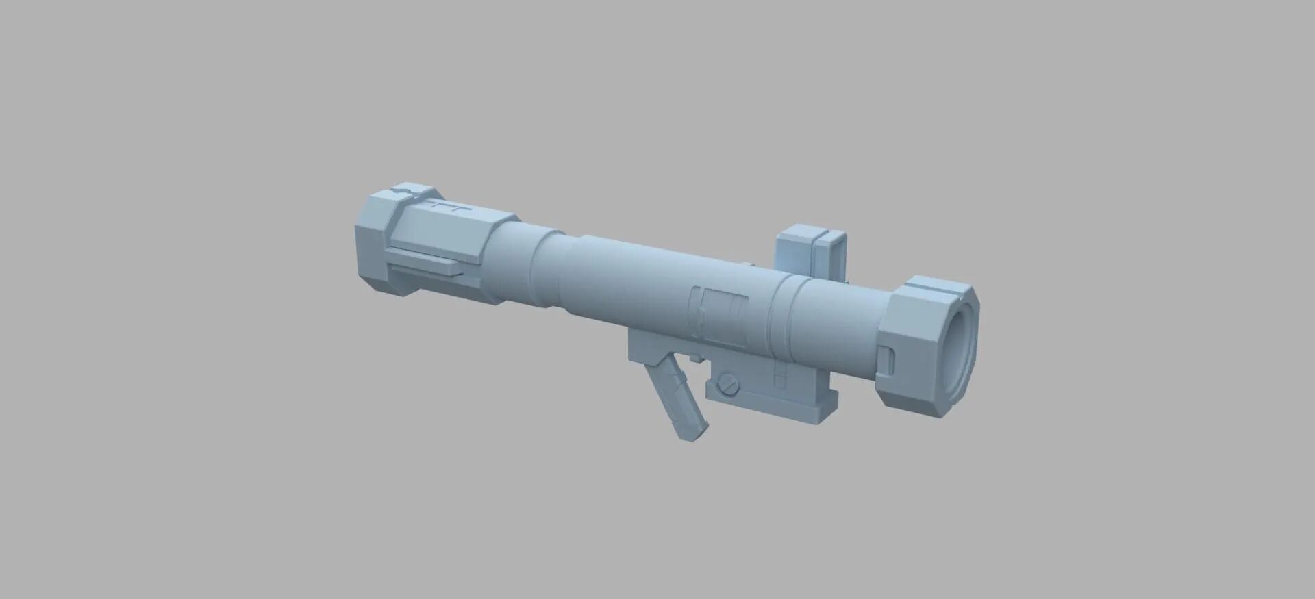 Gundam Leo Bazooka 144th scale 3D print model_1