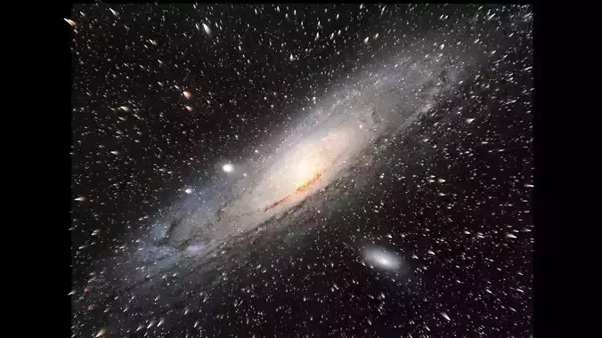Andromeda Galaxy 3D model
