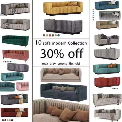 10 sofa modern Collection vol 01 
