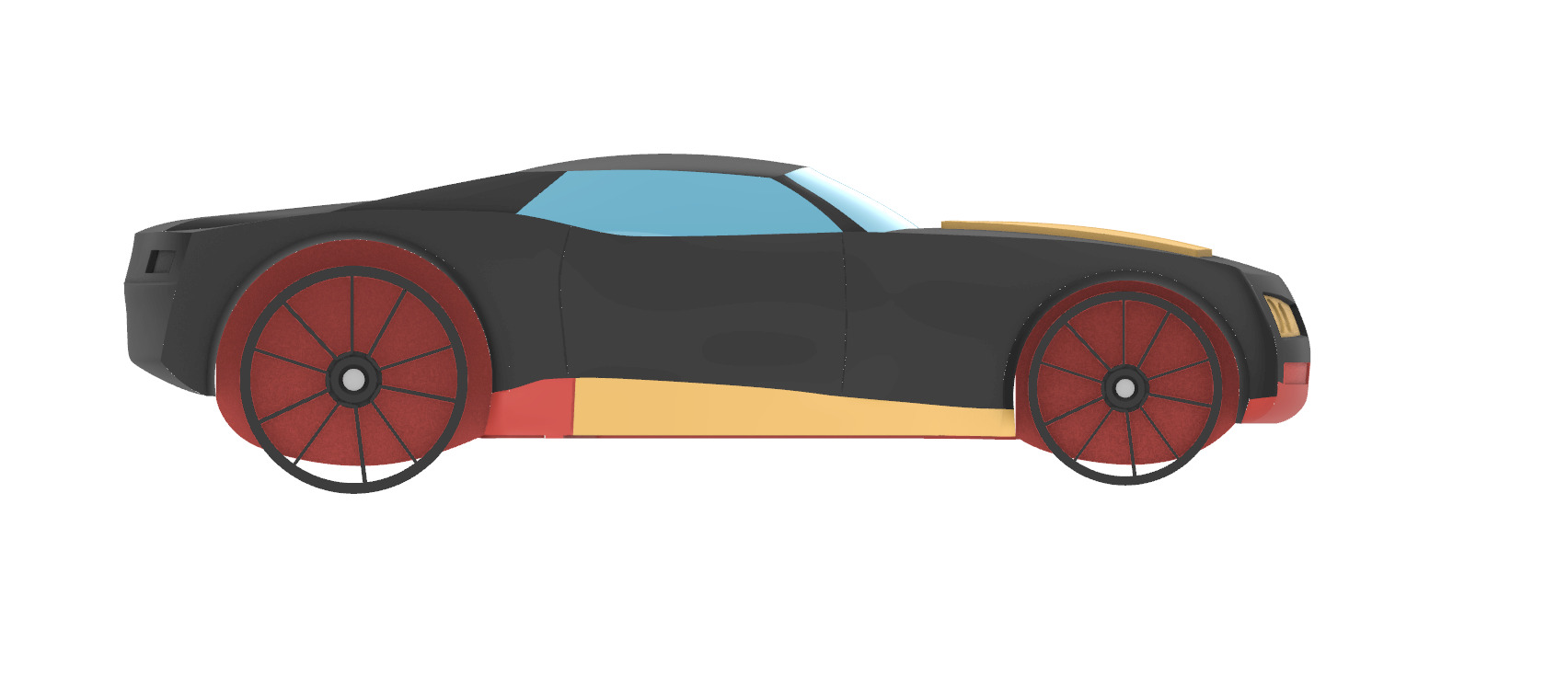 Hotwheel 3D Model 3D model_3