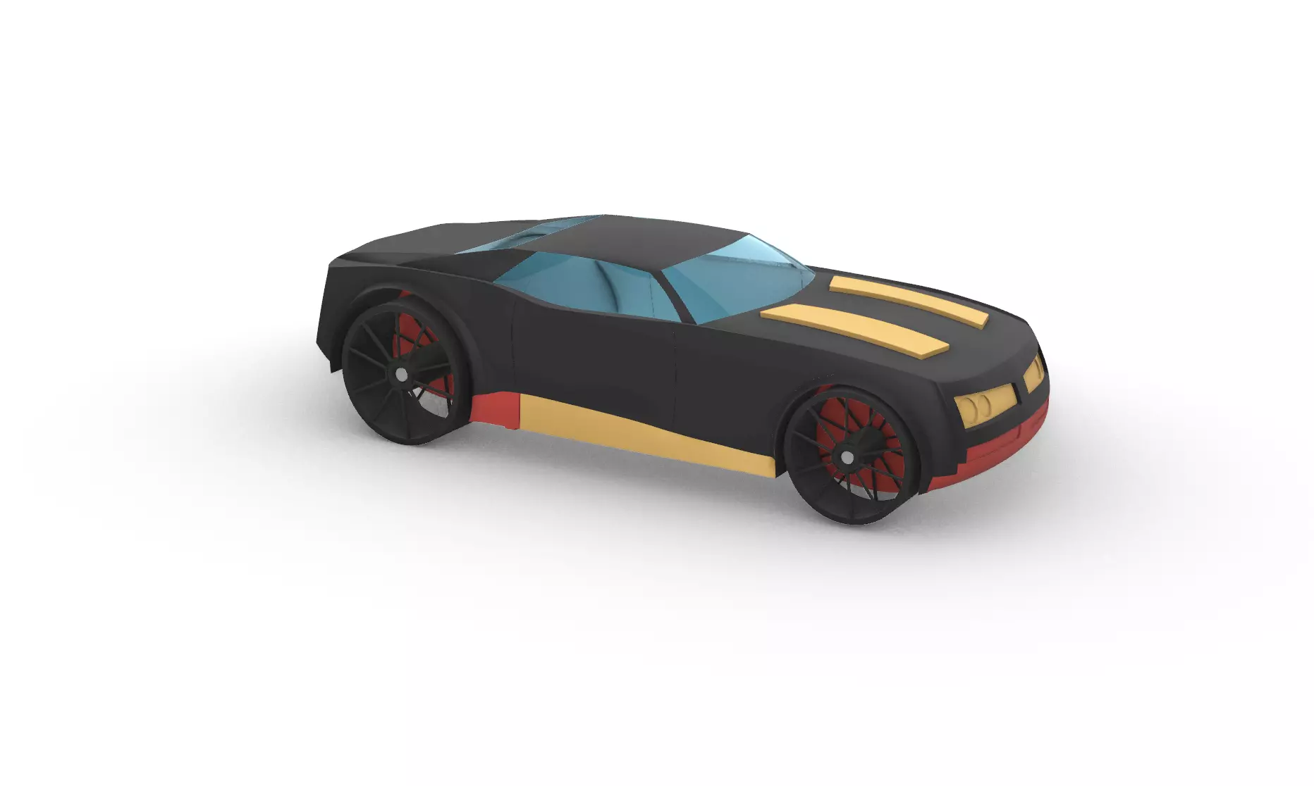 Hotwheel 3D Model 3D model_0