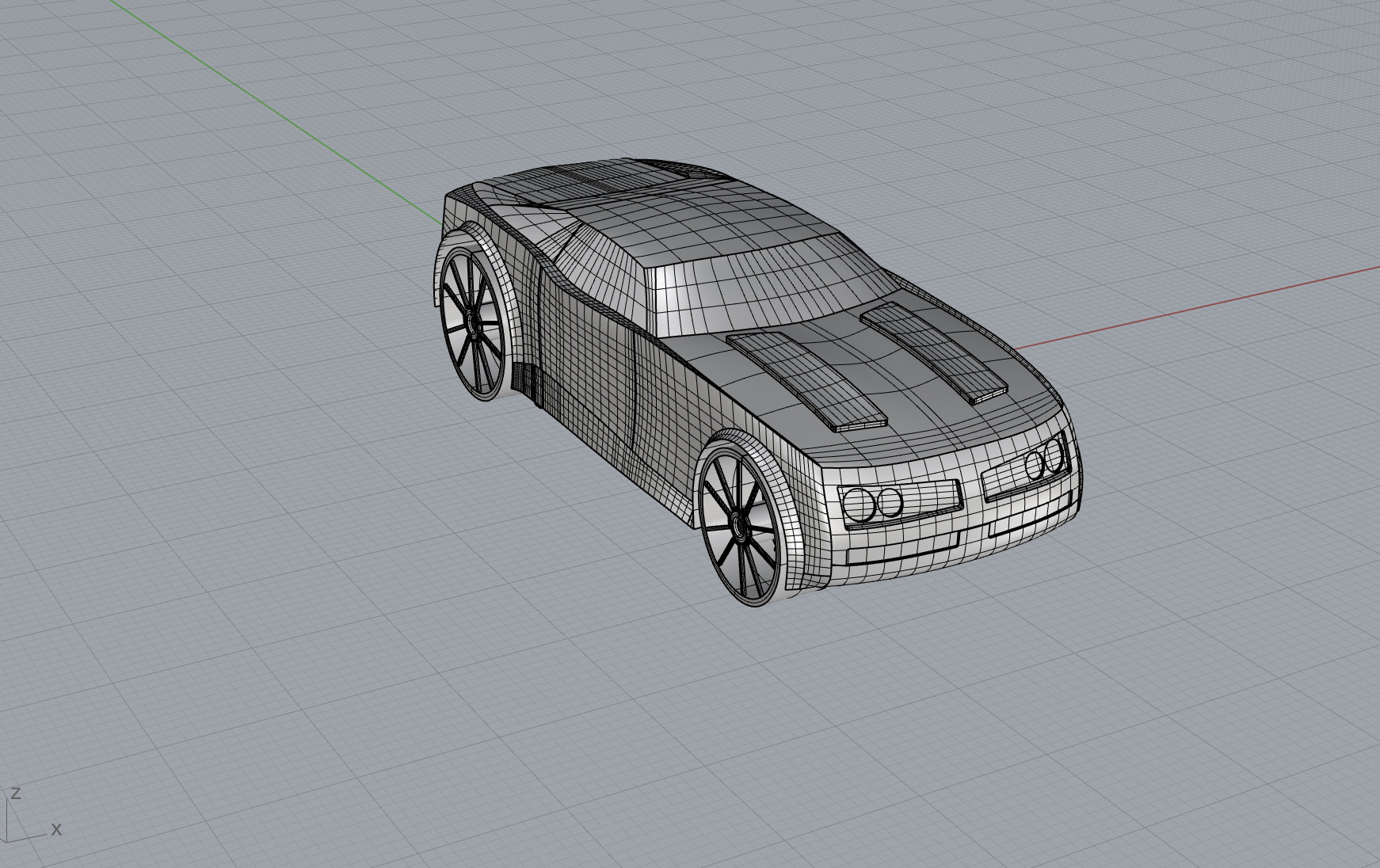 Hotwheel 3D Model 3D model_4