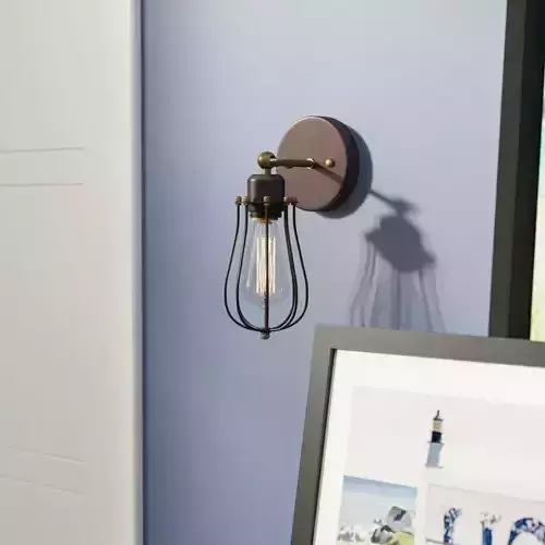 Oshin Steel Armed Sconce 3D model