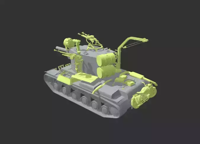 Soviet KV-2 Upgrade Kit 1-35