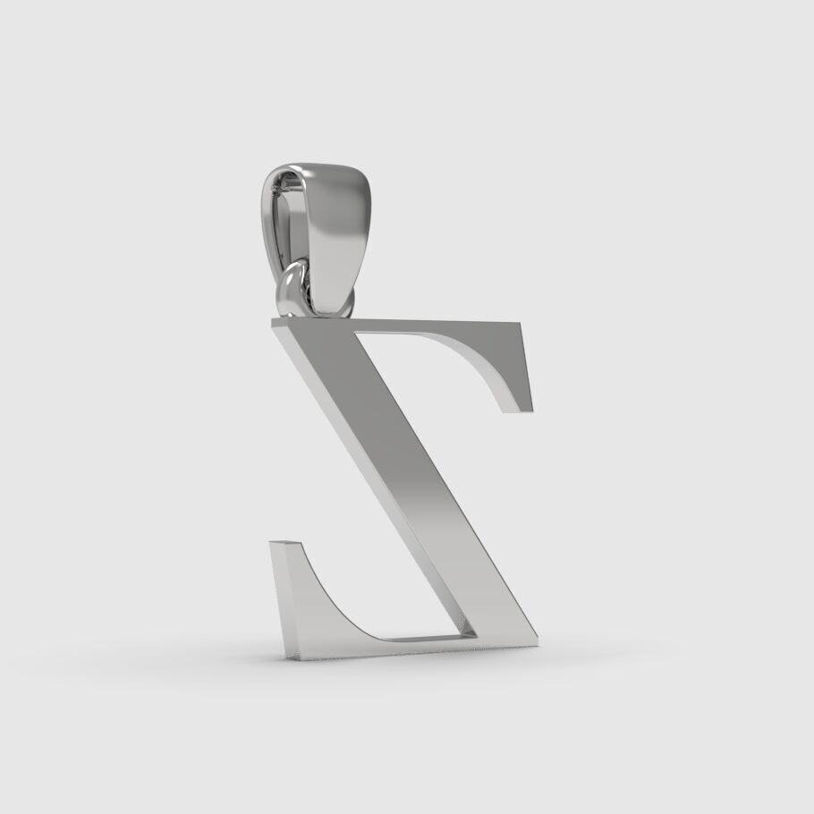 Alphabet Latin Z 3D print model_6