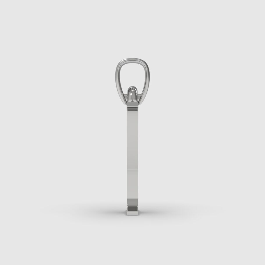 Alphabet Latin Y 3D print model_13