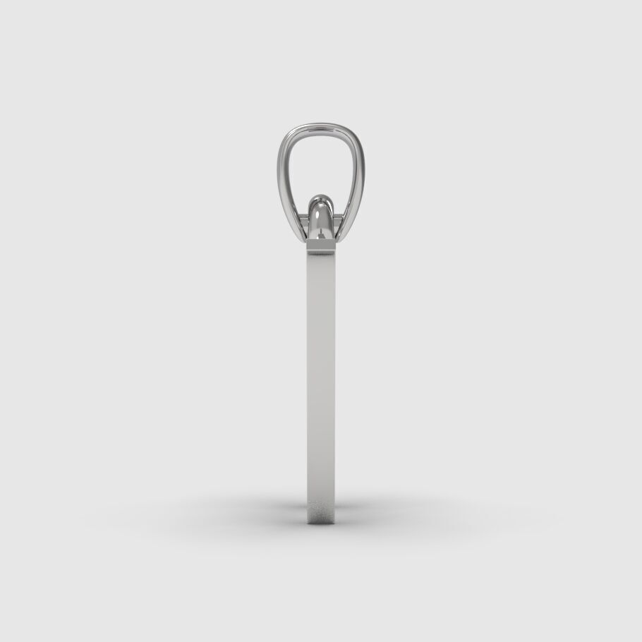 Alphabet Latin W 3D print model_13