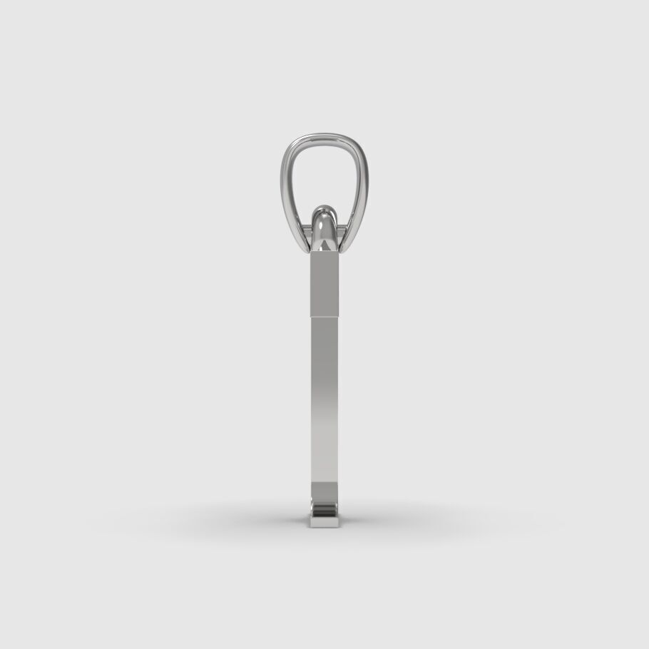 Alphabet Latin T 3D print model_7