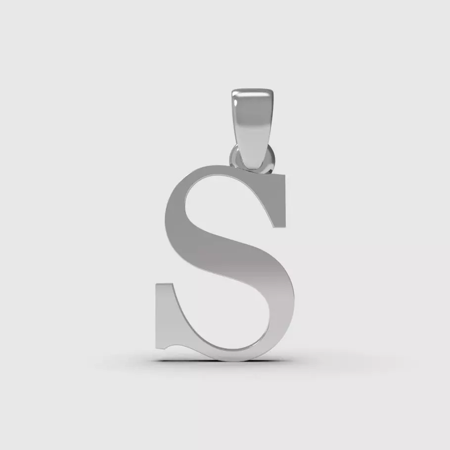 Alphabet Latin S 3D print model_0