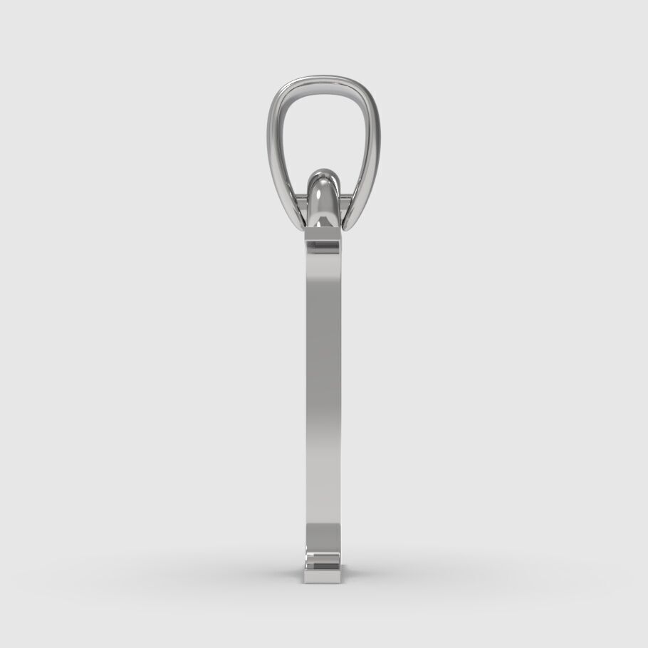 Alphabet Latin I 3D print model_13