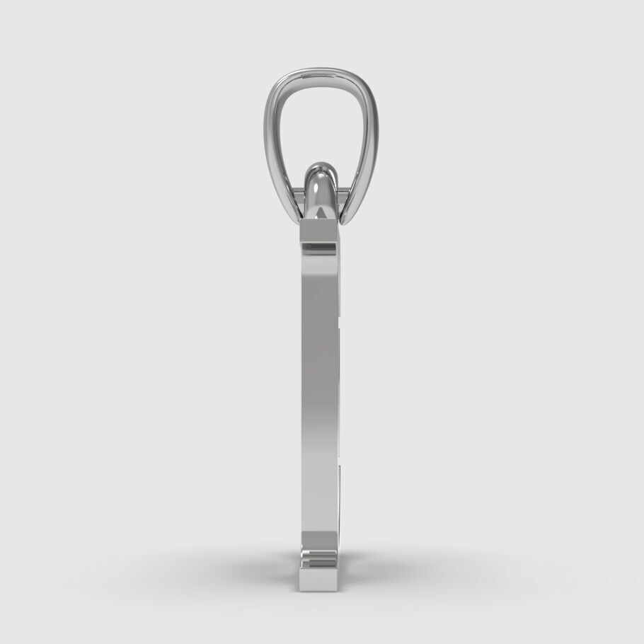 Alphabet Latin E 3D print model_8