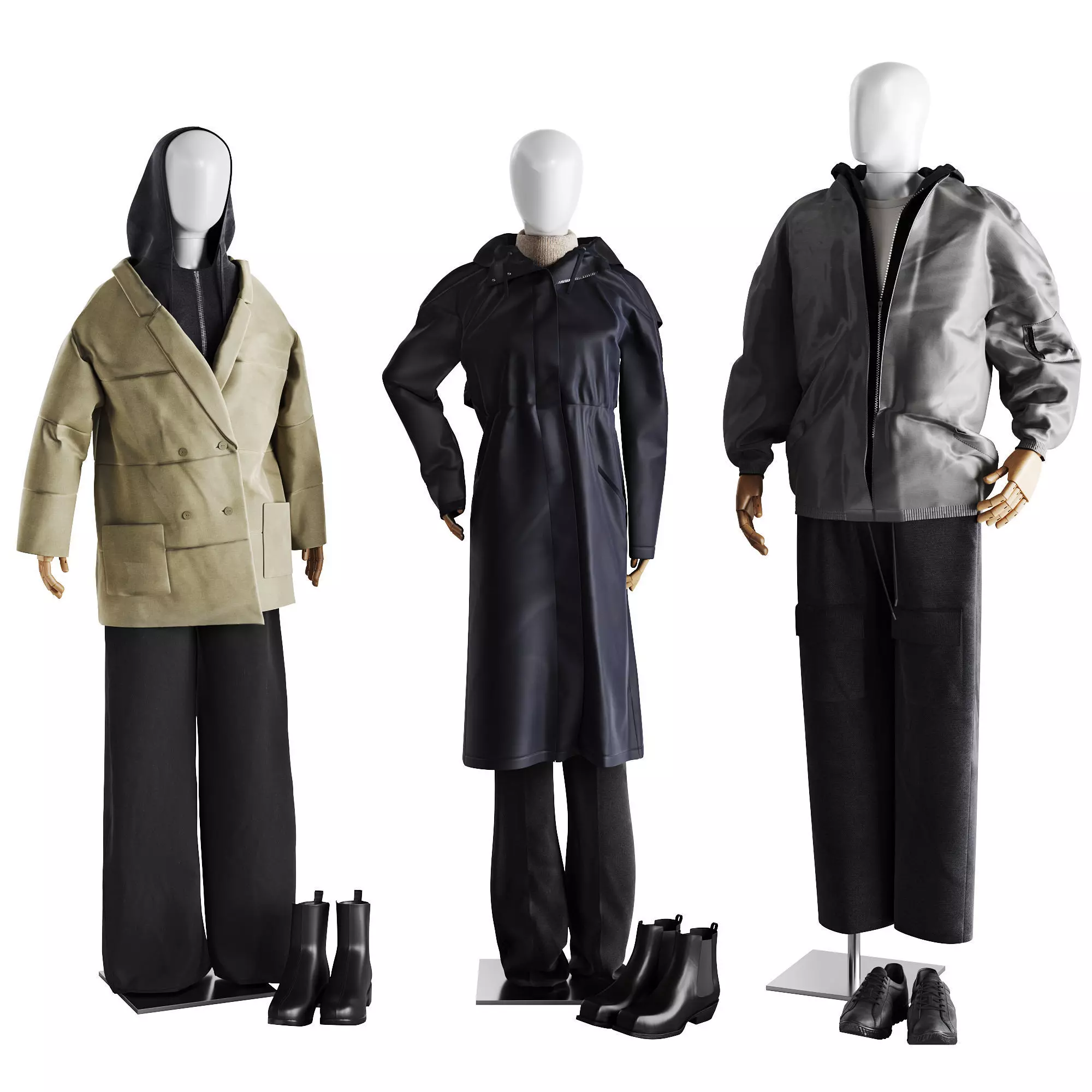 Clothes Set 07 3D model_0