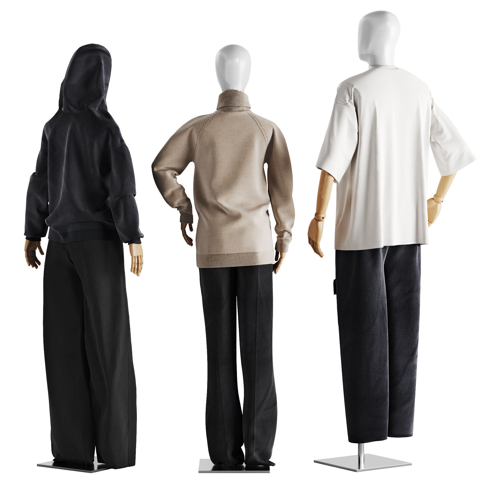 Clothes Set 07 3D model_3