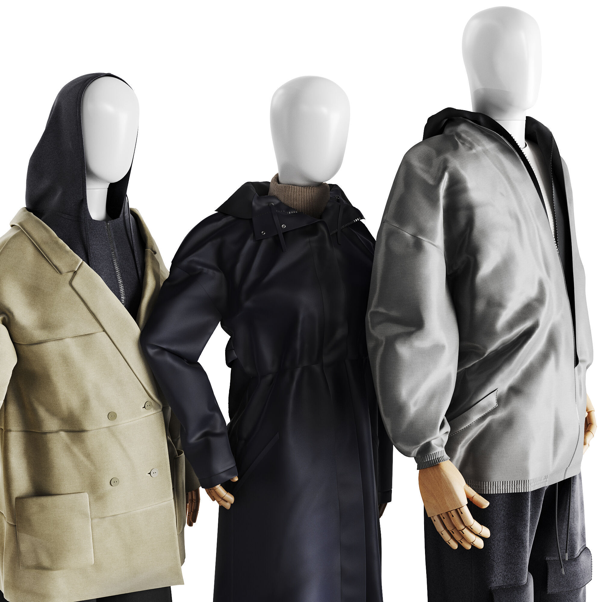 Clothes Set 07 3D model_5