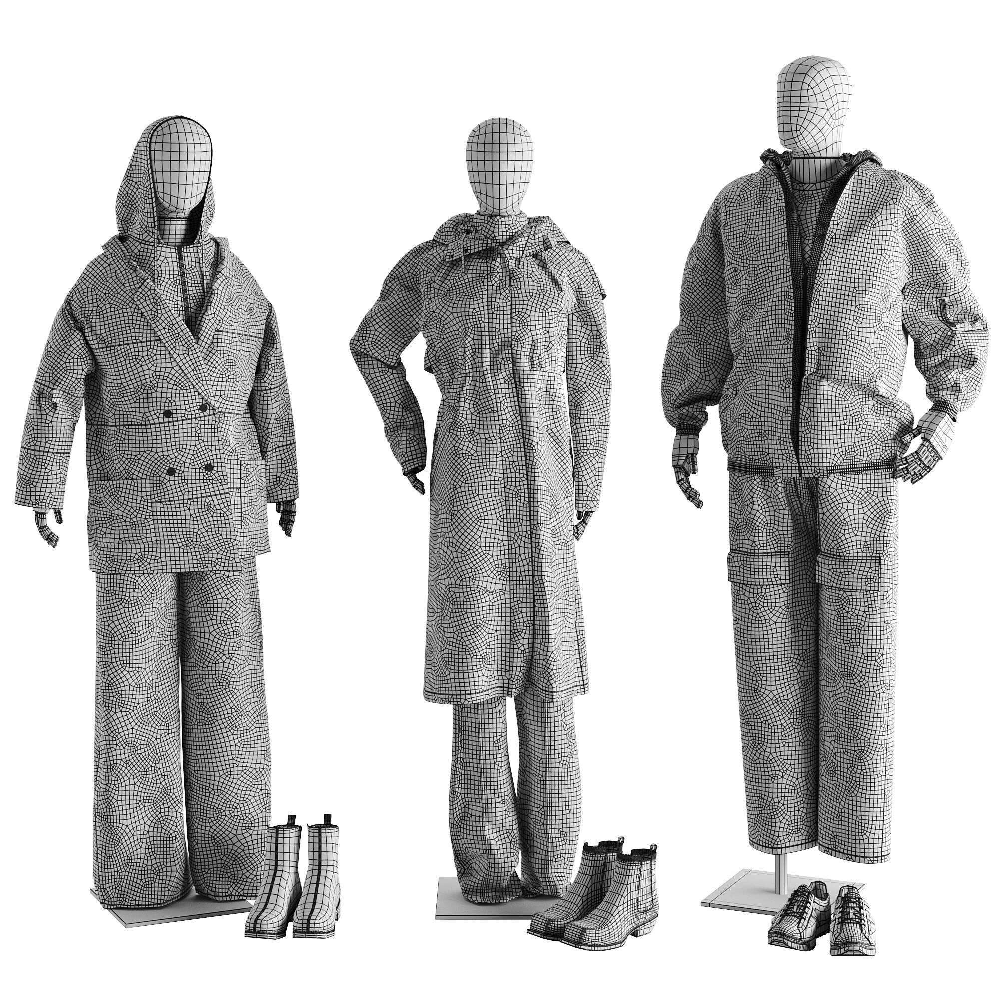 Clothes Set 07 3D model_7