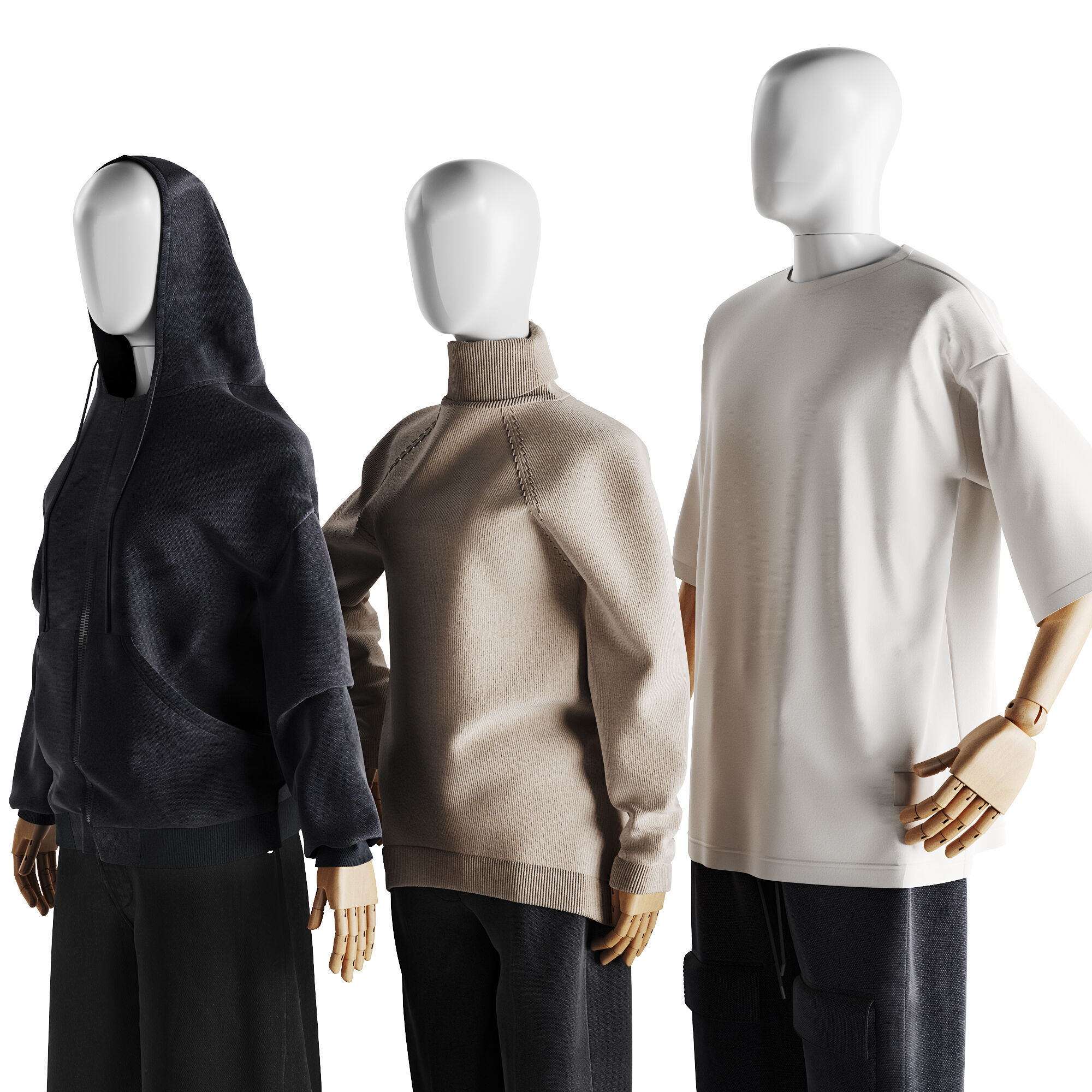 Clothes Set 07 3D model_6